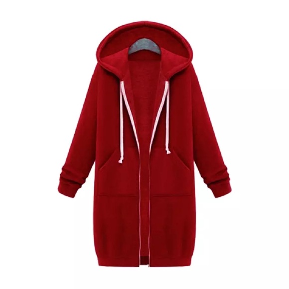 RESTOCKING Black Long Hoodie Sweater Maxi Dress - Picture 7 of 8